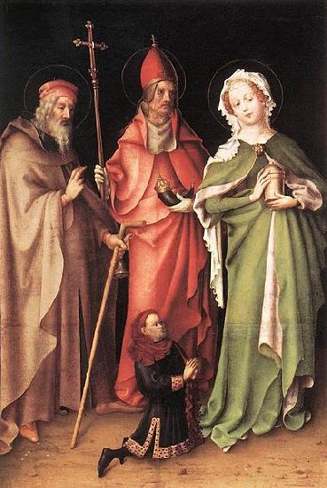 Stefan Lochner Saints Quirinus of Neuss Germany oil painting art